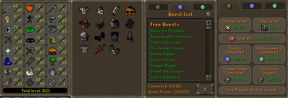 Almost Maxed Piety Acc With DT2!